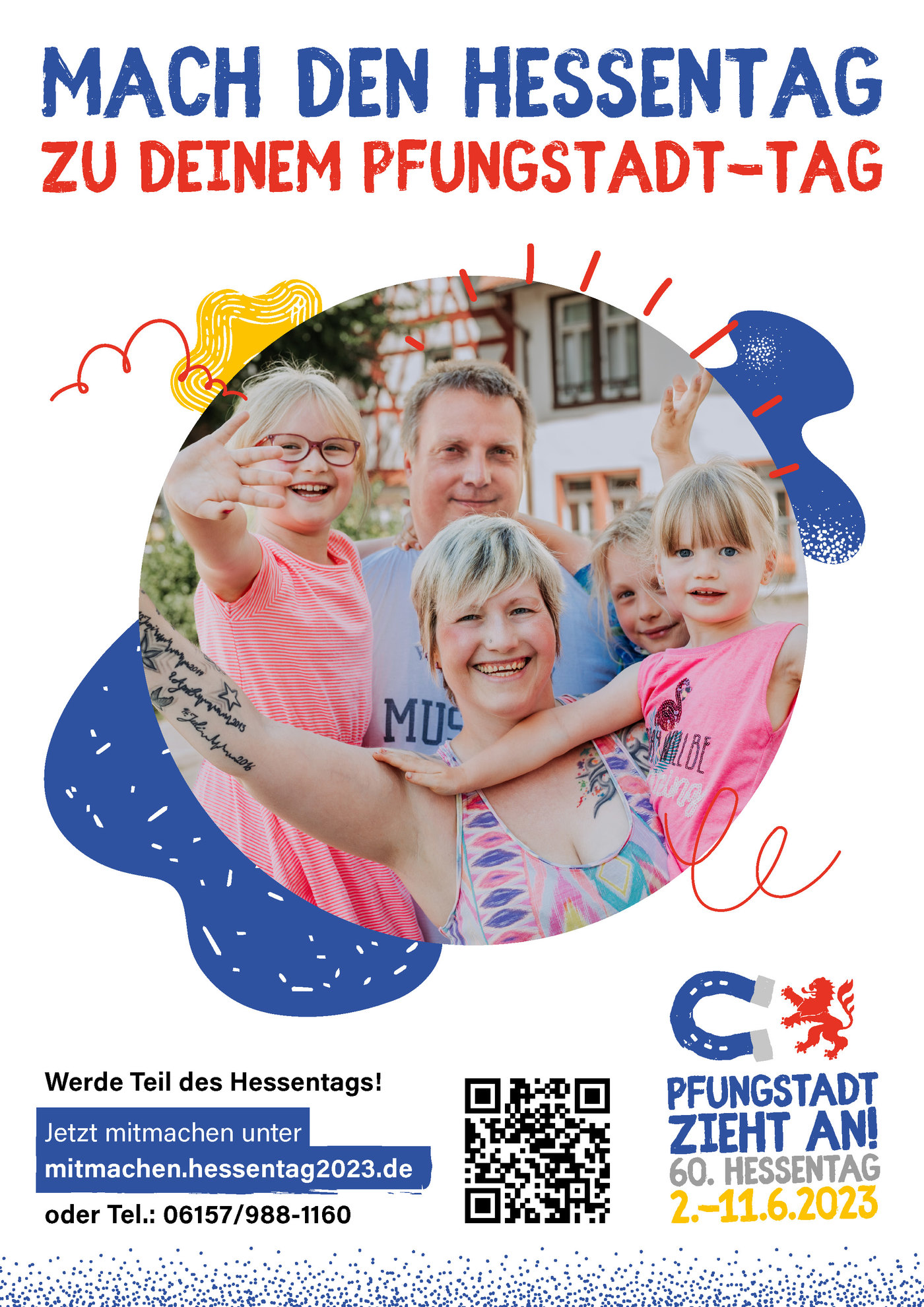 Kampagnenfoto für den Hessentag 2023 in Pfungstadt